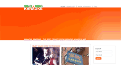 Desktop Screenshot of karaokesingsing.com