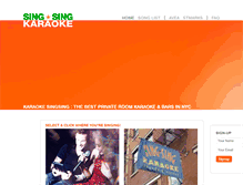 Tablet Screenshot of karaokesingsing.com